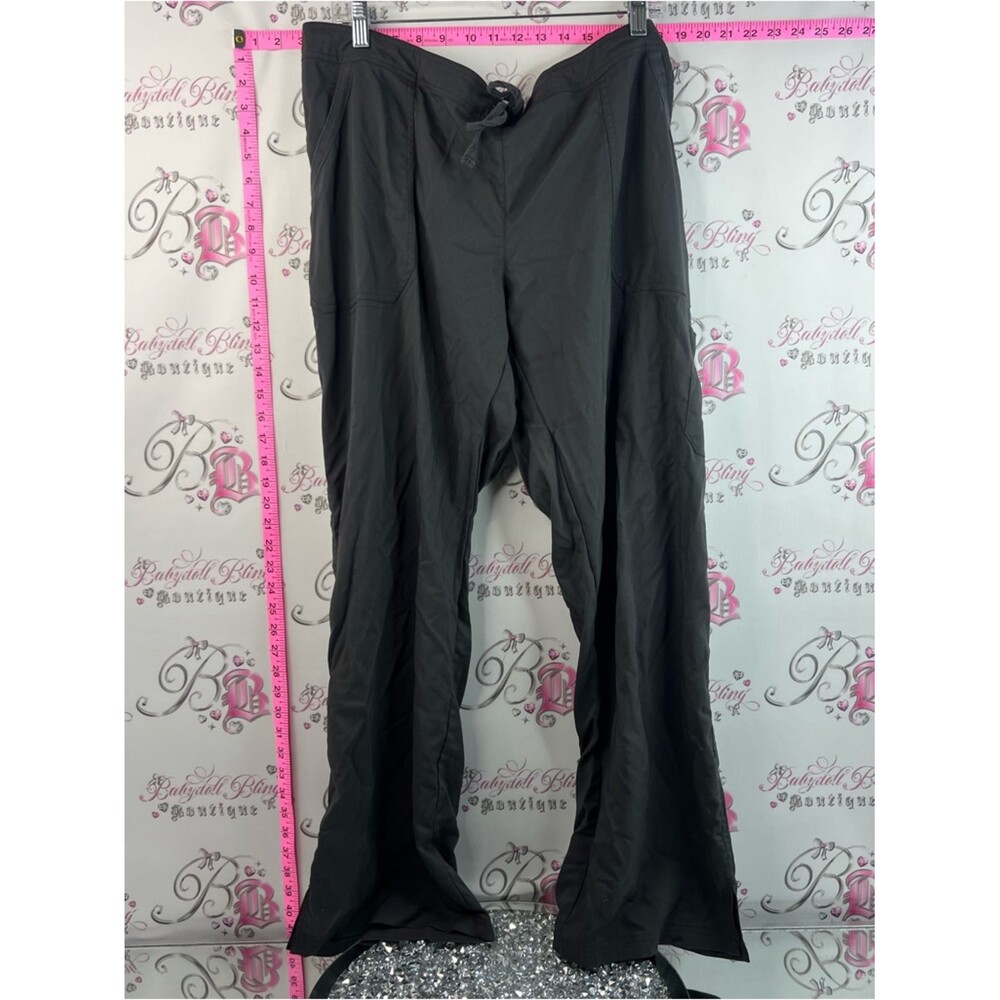 Mentality MOBB scrub pants grey Black Drawstring Wide-Leg Pants medical work